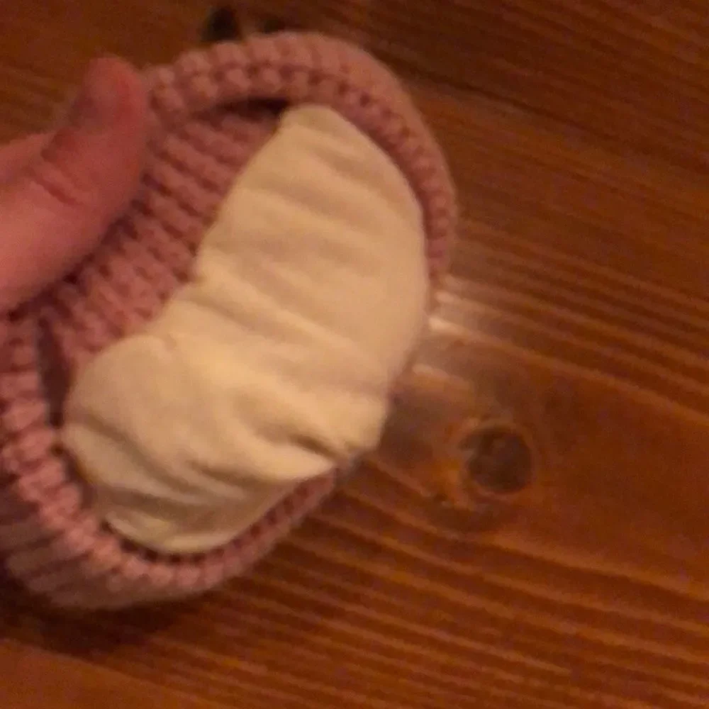 Lined Happy Baby pink baby hat with antlers